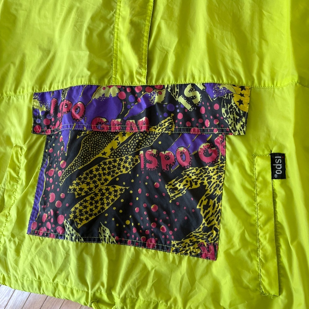 Vintage Neon ISPO Spring Windbreaker / Rain Jacket - Picture 2 of 8